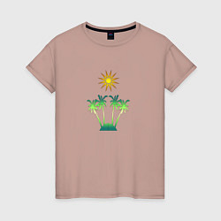 Женская футболка Summer time - leisure time