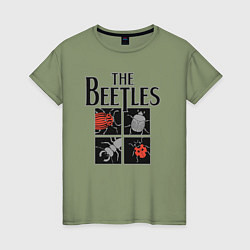 Женская футболка Beetles