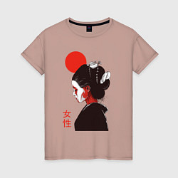 Женская футболка Geisha sun
