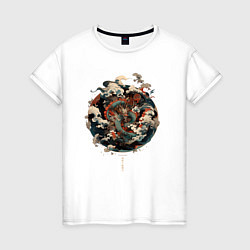 Женская футболка Power of the Dragon god
