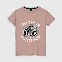 Женская футболка Photographer