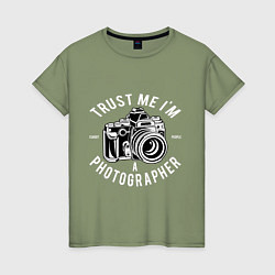 Женская футболка Photographer