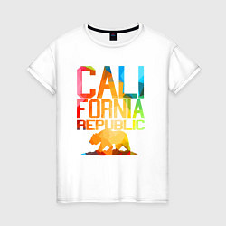 Женская футболка Republic California