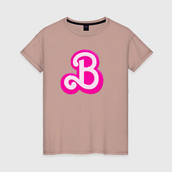 Женская футболка Б - значит Барби
