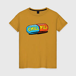 Женская футболка Chill pill