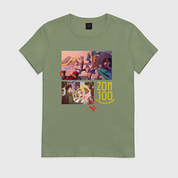 Женская футболка Zom 100 Bucket List of the Dead