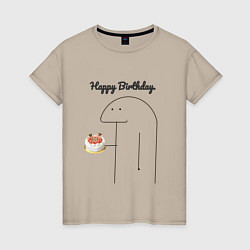 Женская футболка Happy Birthday Party