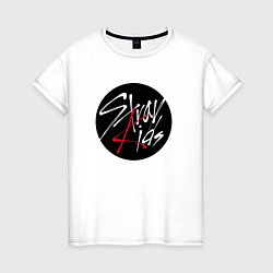 Женская футболка Stray Kids logo