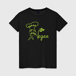 Женская футболка Vegan cook