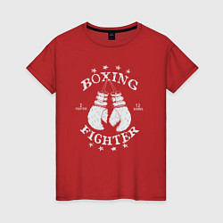 Женская футболка Boxing fighter
