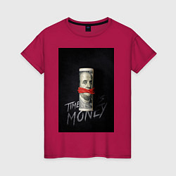 Женская футболка Time is money