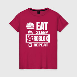 Женская футболка Роблокс на повторе