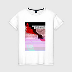 Женская футболка Abstract glitch
