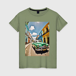 Женская футболка Кубинская улица