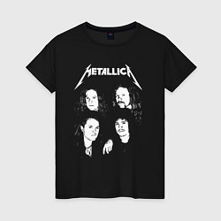 Женская футболка Metallica band