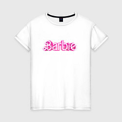 Женская футболка Барби - Фильм Логотип