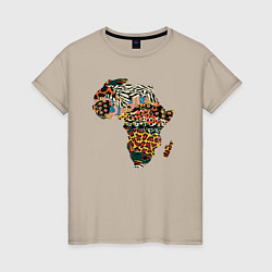 Женская футболка Africa