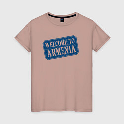 Женская футболка Welcome to Armenia