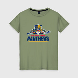 Женская футболка Florida panthers - hockey team