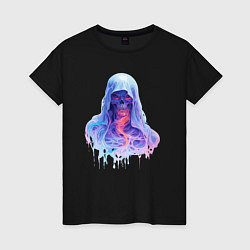 Женская футболка Злой призрак-зомби