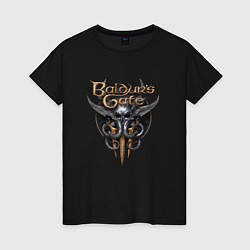 Женская футболка Baldurs Gate 3 - logotype