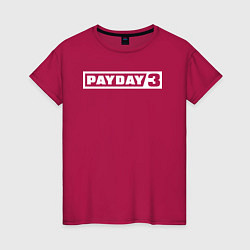 Женская футболка Payday 3 logo