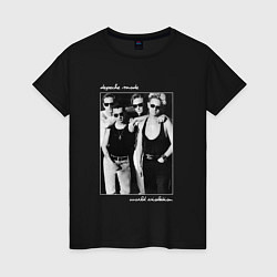 Женская футболка Depeche Mode World Violation Tour - Band Design