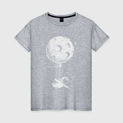 Женская футболка Moon balloon