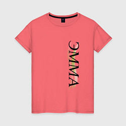 Женская футболка Имя Эмма