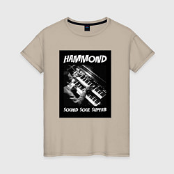 Женская футболка Hammond - Sound Soul Superb
