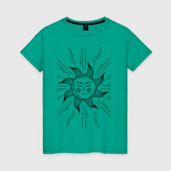 Женская футболка Baroque Sun