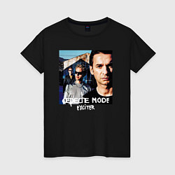Футболка хлопковая женская Depeche Mode Exciter Tour, цвет: черный