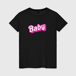 Женская футболка Baby: pink barbie style
