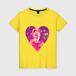 Женская футболка Барби сердечко