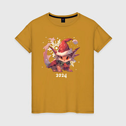 Женская футболка Happy Dragon year 2024