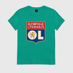 Женская футболка Olympique lyonnais fc