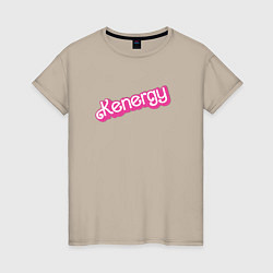 Женская футболка Kenergy - в ретро стиле барби