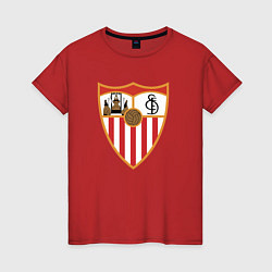 Футболка хлопковая женская Sevilla, цвет: красный