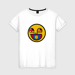 Женская футболка Barcelona smile
