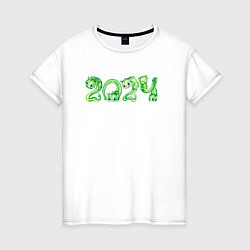 Женская футболка 2024 год дракона