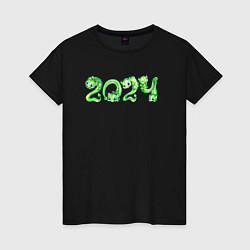 Женская футболка 2024 год дракона