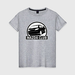 Женская футболка Mazda club