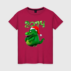 Женская футболка Толстый дракон 2024