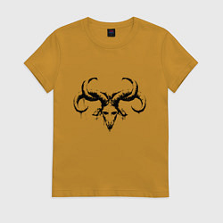 Женская футболка Демон сатана