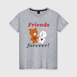 Женская футболка Friends forever