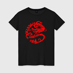 Женская футболка Manchester dragon