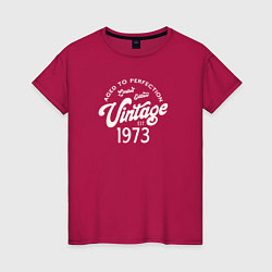 Женская футболка 1973 год - выдержанный до совершенства