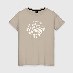 Женская футболка 1977 год - выдержанный до совершенства