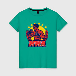 Женская футболка Боец MMA