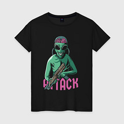 Женская футболка Атака пришельцев